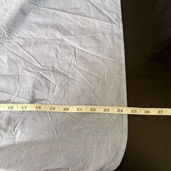 J Crew Tank Top Women Sz 4 Light Blue Ruffle Front Sleeveless Lightweight Cotton - Picture 10 of 10